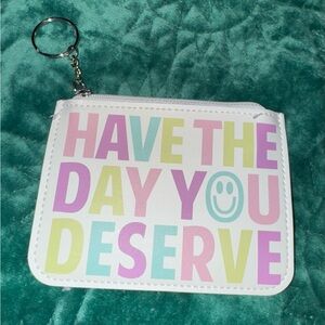 Colorful Inspirational Coin Purse NWOT